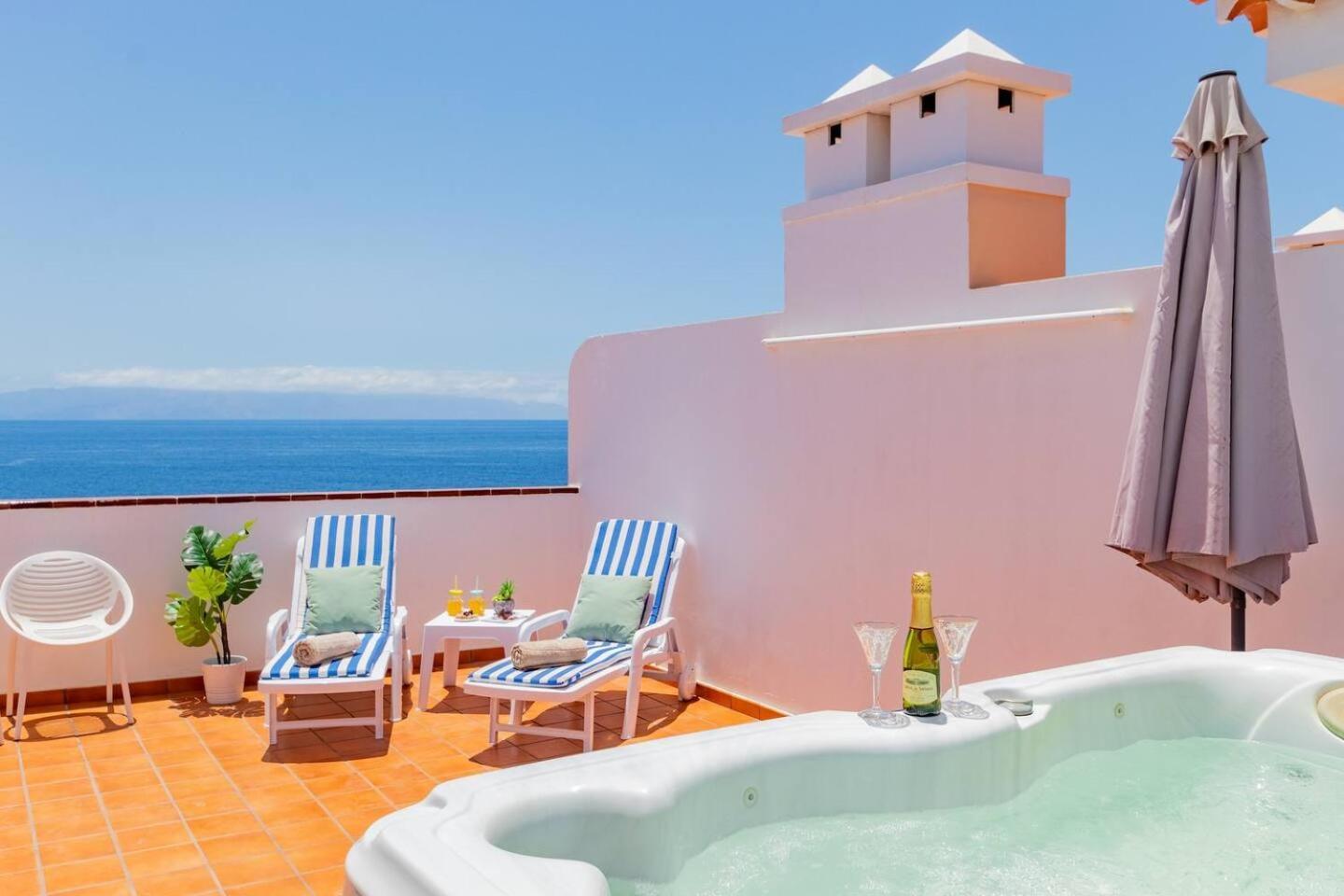 Penthouse Apt With Jacuzzi By Dream Homes Tenerife Puerto de Santiago  Exteriér fotografie