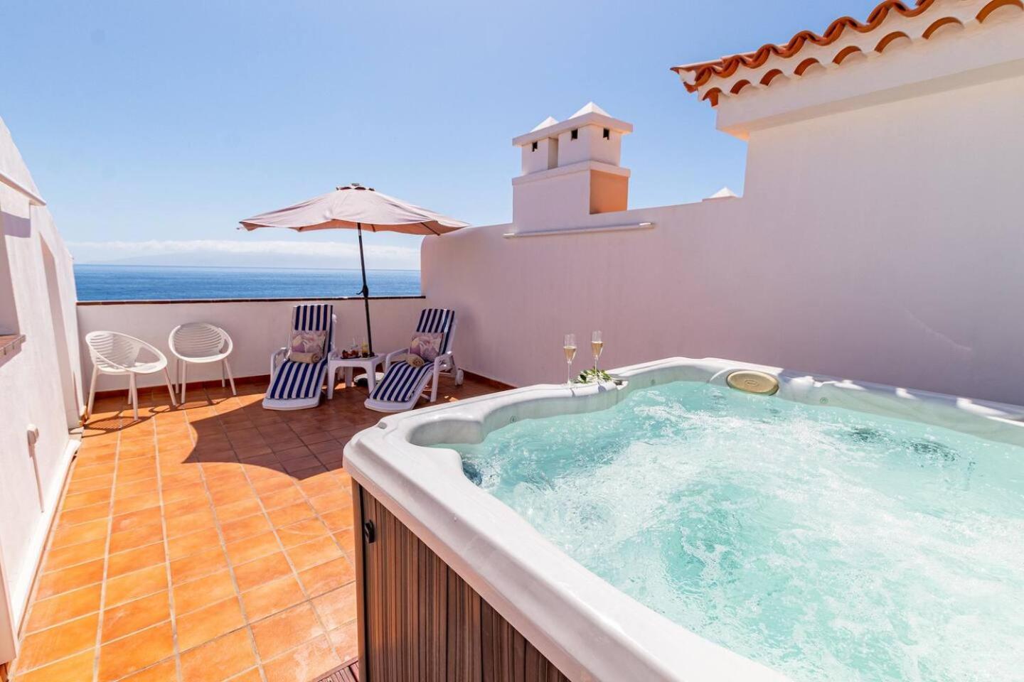 Penthouse Apt With Jacuzzi By Dream Homes Tenerife Puerto de Santiago  Exteriér fotografie